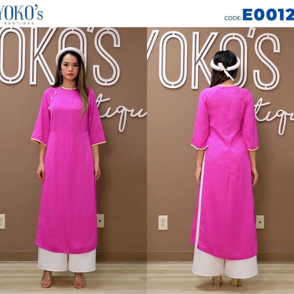 NEW Ao dai cach tan suong.
Vietnamese modern dress shifted.